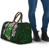 Vegvisir Travel Bag with Green Dragons and Norse Knots Viking Protection Tribute - Wonder Print Shop