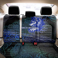 Fenrir Back Car Seat Cover with Blue Wolf, Runes and Ragnarok End of Gods Tribute - Wonder Print Shop
