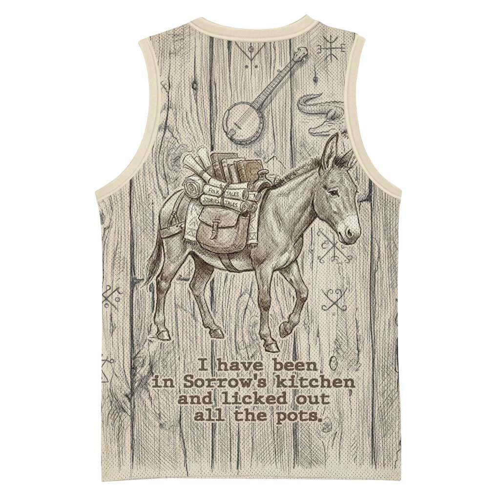 Zora Neale Hurston Basketball Jersey Rustic Wood Engraved Style Illustration Joyful Portrait with Book and Map Donkey - Wonder Print Shop