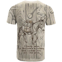 Zora Neale Hurston T shirt Rustic Wood Engraved Style Illustration Joyful Portrait with Book and Map Donkey - Wonder Print Shop