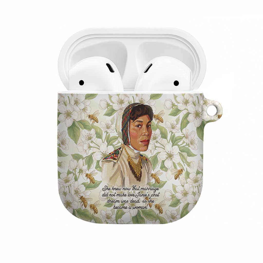 Zora Neale Hurston AirPods Case Floral Illustration Featuring Janie’s Dream from Their Eyes Were Watching God - Wonder Print Shop