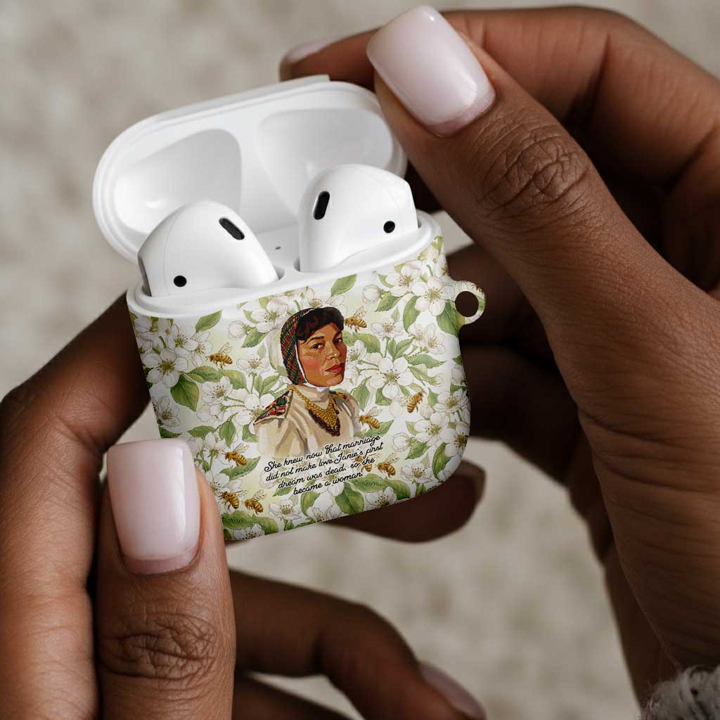 Zora Neale Hurston AirPods Case Floral Illustration Featuring Janie’s Dream from Their Eyes Were Watching God - Wonder Print Shop