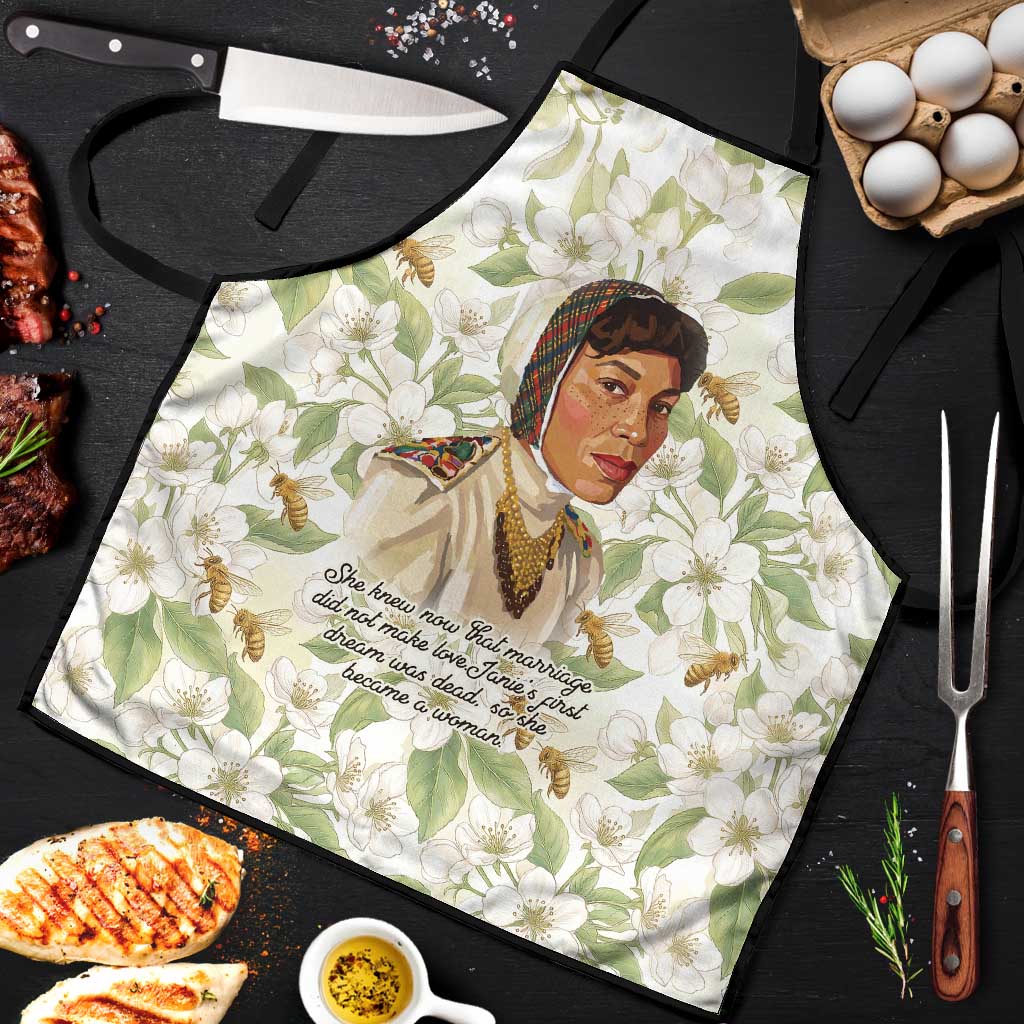 Zora Neale Hurston Apron Floral Illustration Featuring Janie’s Dream from Their Eyes Were Watching God - Wonder Print Shop