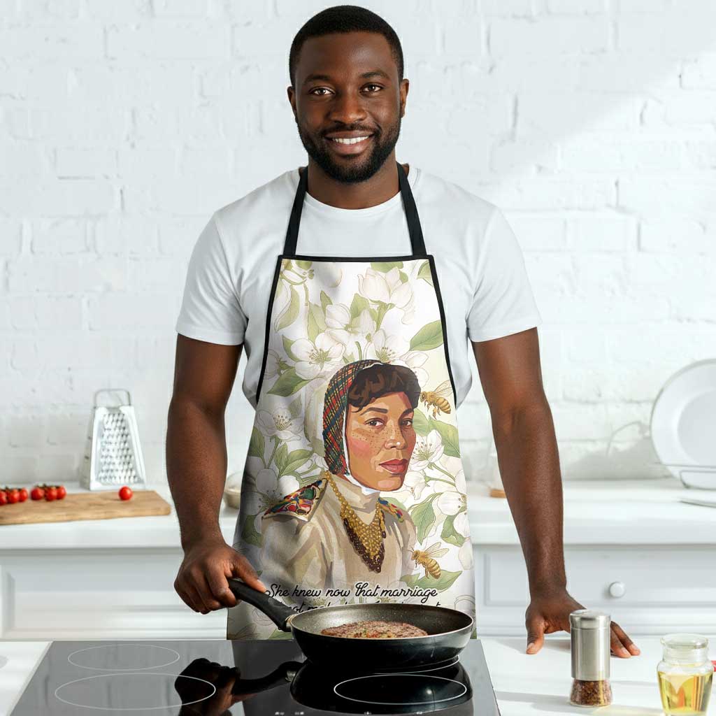 Zora Neale Hurston Apron Floral Illustration Featuring Janie’s Dream from Their Eyes Were Watching God - Wonder Print Shop