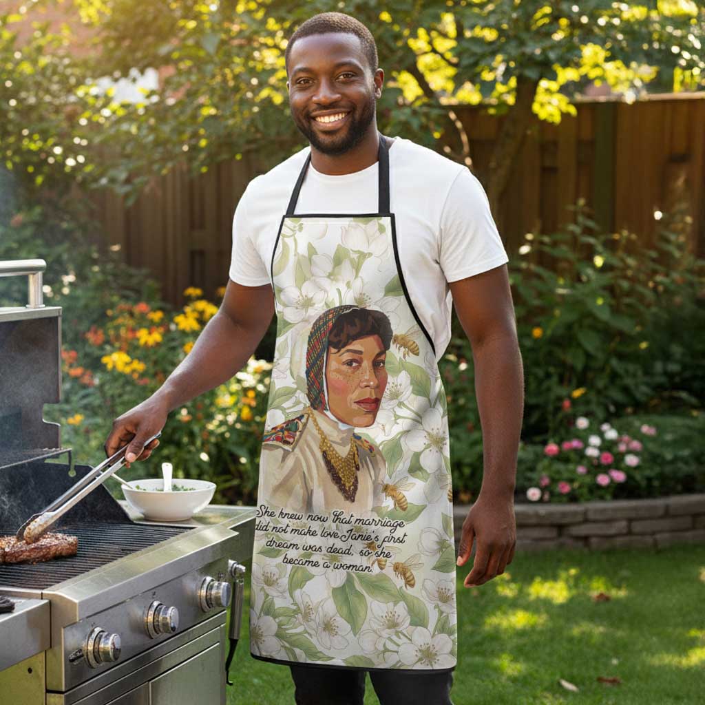 Zora Neale Hurston Apron Floral Illustration Featuring Janie’s Dream from Their Eyes Were Watching God - Wonder Print Shop