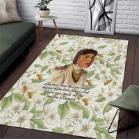 Zora Neale Hurston Area Rug Floral Illustration Featuring Janie’s Dream from Their Eyes Were Watching God - Wonder Print Shop