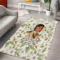 Zora Neale Hurston Area Rug Floral Illustration Featuring Janie’s Dream from Their Eyes Were Watching God - Wonder Print Shop