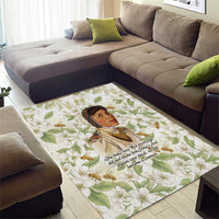 Zora Neale Hurston Area Rug Floral Illustration Featuring Janie’s Dream from Their Eyes Were Watching God - Wonder Print Shop