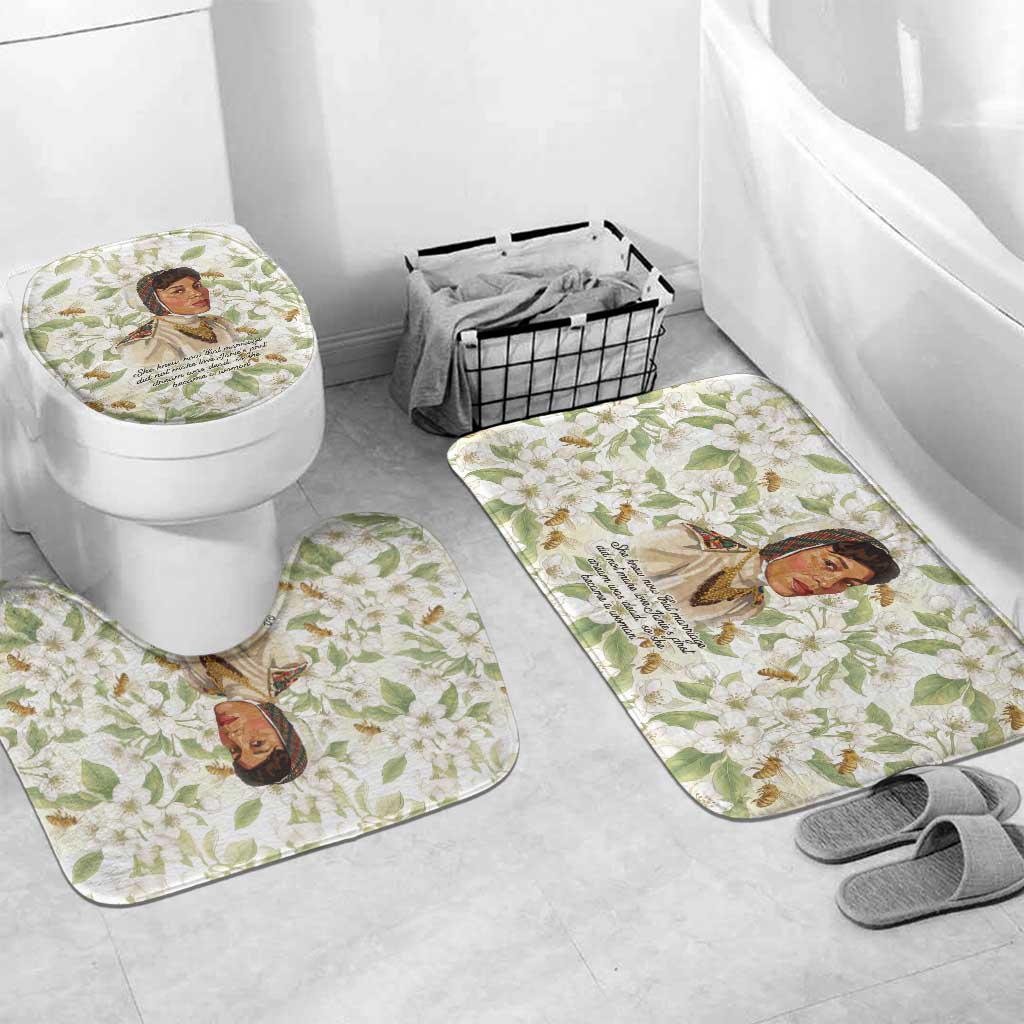 Zora Neale Hurston Bathroom Set Floral Illustration Featuring Janie’s Dream from Their Eyes Were Watching God - Wonder Print Shop
