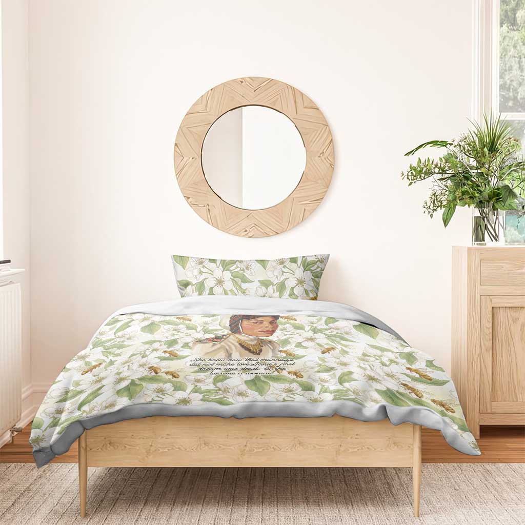 Zora Neale Hurston Bedding Set Floral Illustration Featuring Janie’s Dream from Their Eyes Were Watching God - Wonder Print Shop