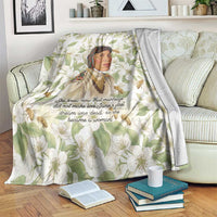 Zora Neale Hurston Blanket Floral Illustration Featuring Janie’s Dream from Their Eyes Were Watching God - Wonder Print Shop