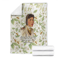 Zora Neale Hurston Blanket Floral Illustration Featuring Janie’s Dream from Their Eyes Were Watching God - Wonder Print Shop