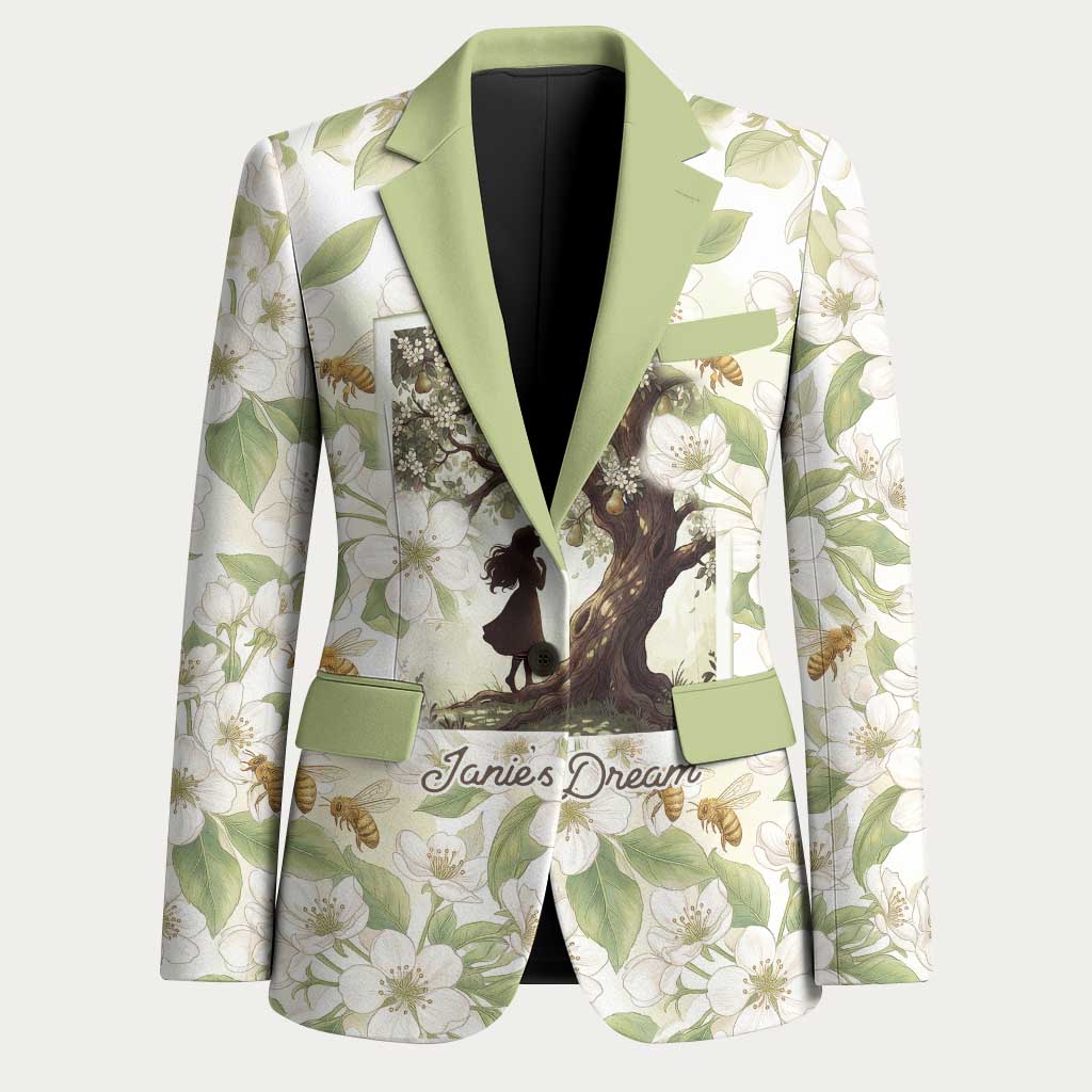 Zora Neale Hurston Blazer Floral Illustration Featuring Janie’s Dream from Their Eyes Were Watching God - Wonder Print Shop