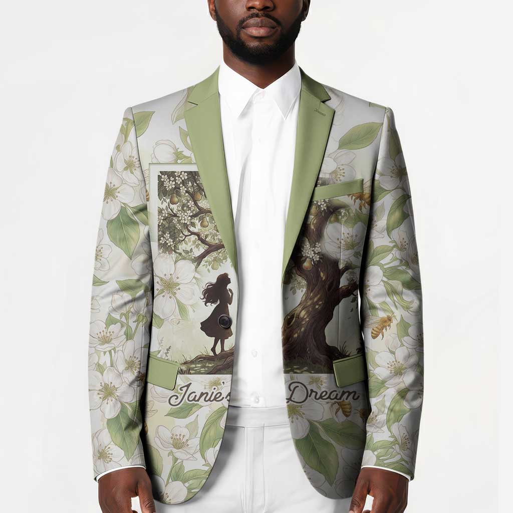 Zora Neale Hurston Blazer Floral Illustration Featuring Janie’s Dream from Their Eyes Were Watching God - Wonder Print Shop