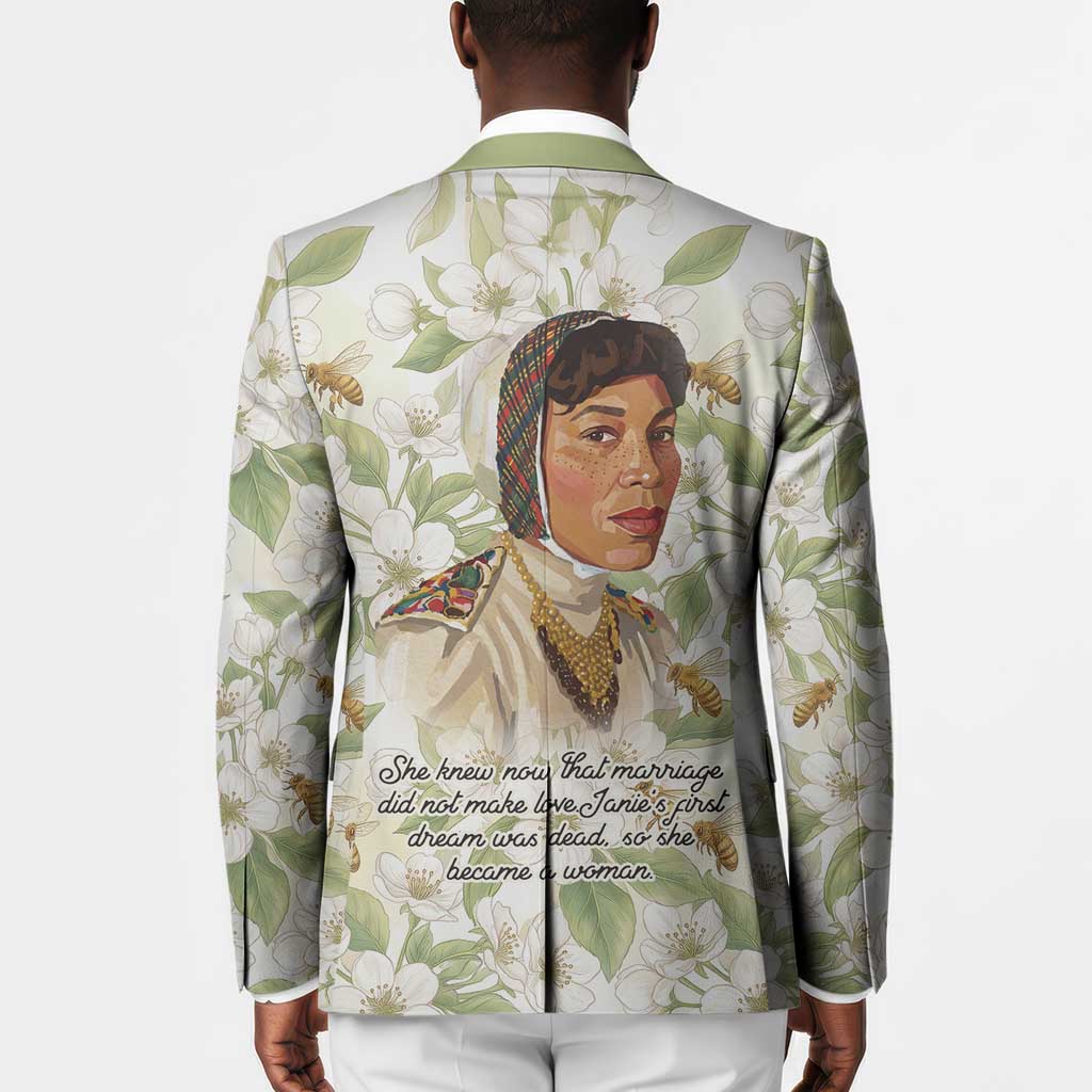 Zora Neale Hurston Blazer Floral Illustration Featuring Janie’s Dream from Their Eyes Were Watching God - Wonder Print Shop
