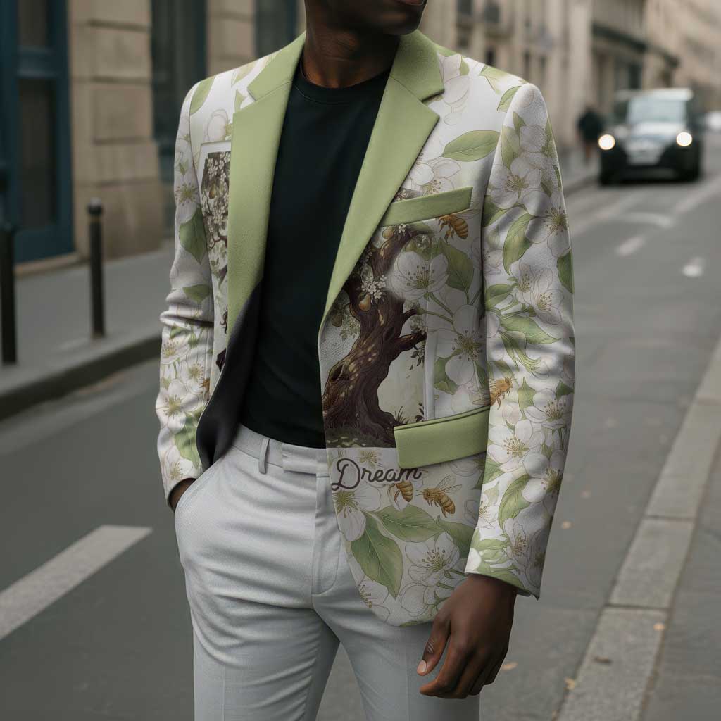 Zora Neale Hurston Blazer Floral Illustration Featuring Janie’s Dream from Their Eyes Were Watching God - Wonder Print Shop