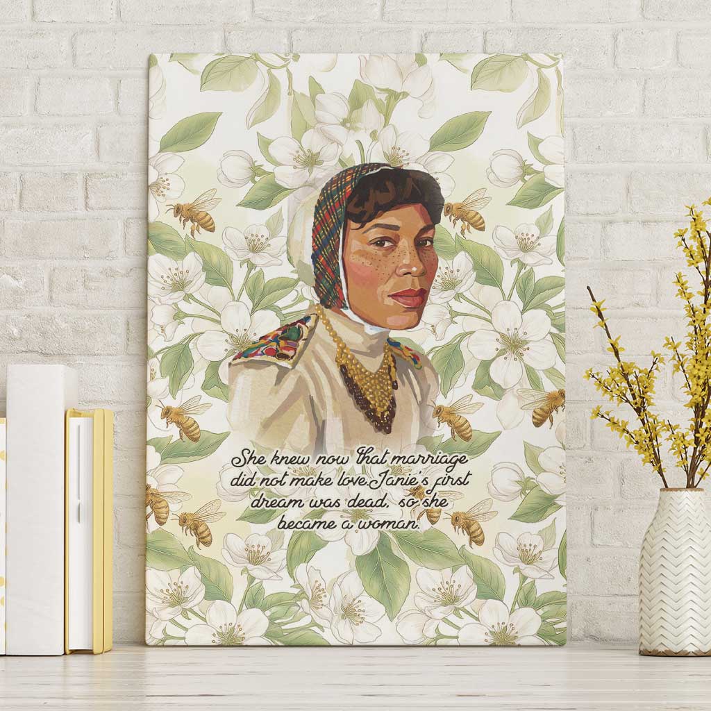 Zora Neale Hurston Canvas Wall Art Floral Illustration Featuring Janie’s Dream from Their Eyes Were Watching God - Wonder Print Shop
