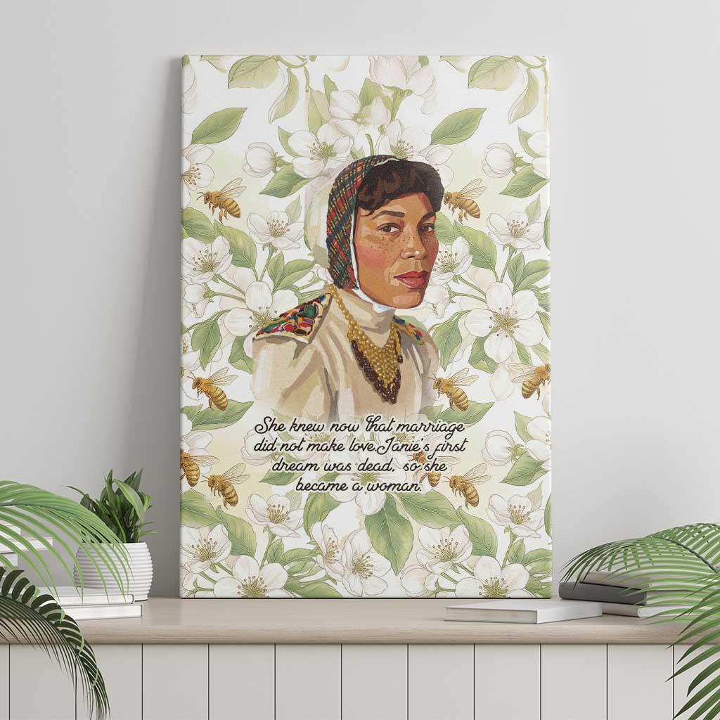 Zora Neale Hurston Canvas Wall Art Floral Illustration Featuring Janie’s Dream from Their Eyes Were Watching God - Wonder Print Shop