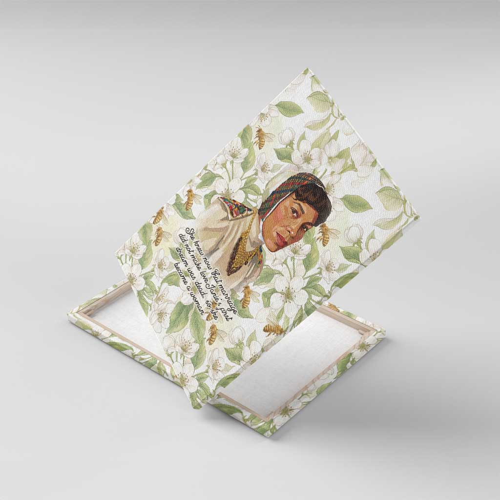 Zora Neale Hurston Canvas Wall Art Floral Illustration Featuring Janie’s Dream from Their Eyes Were Watching God - Wonder Print Shop