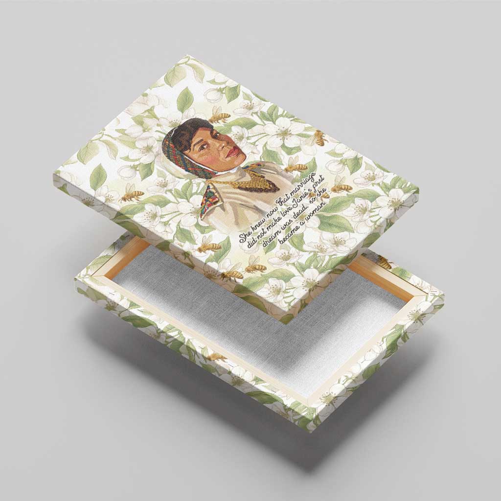 Zora Neale Hurston Canvas Wall Art Floral Illustration Featuring Janie’s Dream from Their Eyes Were Watching God - Wonder Print Shop