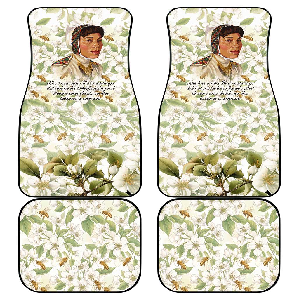 Zora Neale Hurston Car Mats Floral Illustration Featuring Janie’s Dream from Their Eyes Were Watching God - Wonder Print Shop
