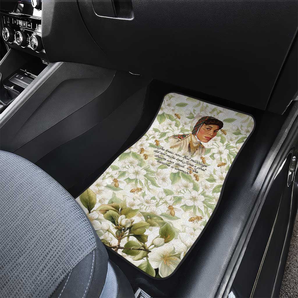 Zora Neale Hurston Car Mats Floral Illustration Featuring Janie’s Dream from Their Eyes Were Watching God - Wonder Print Shop