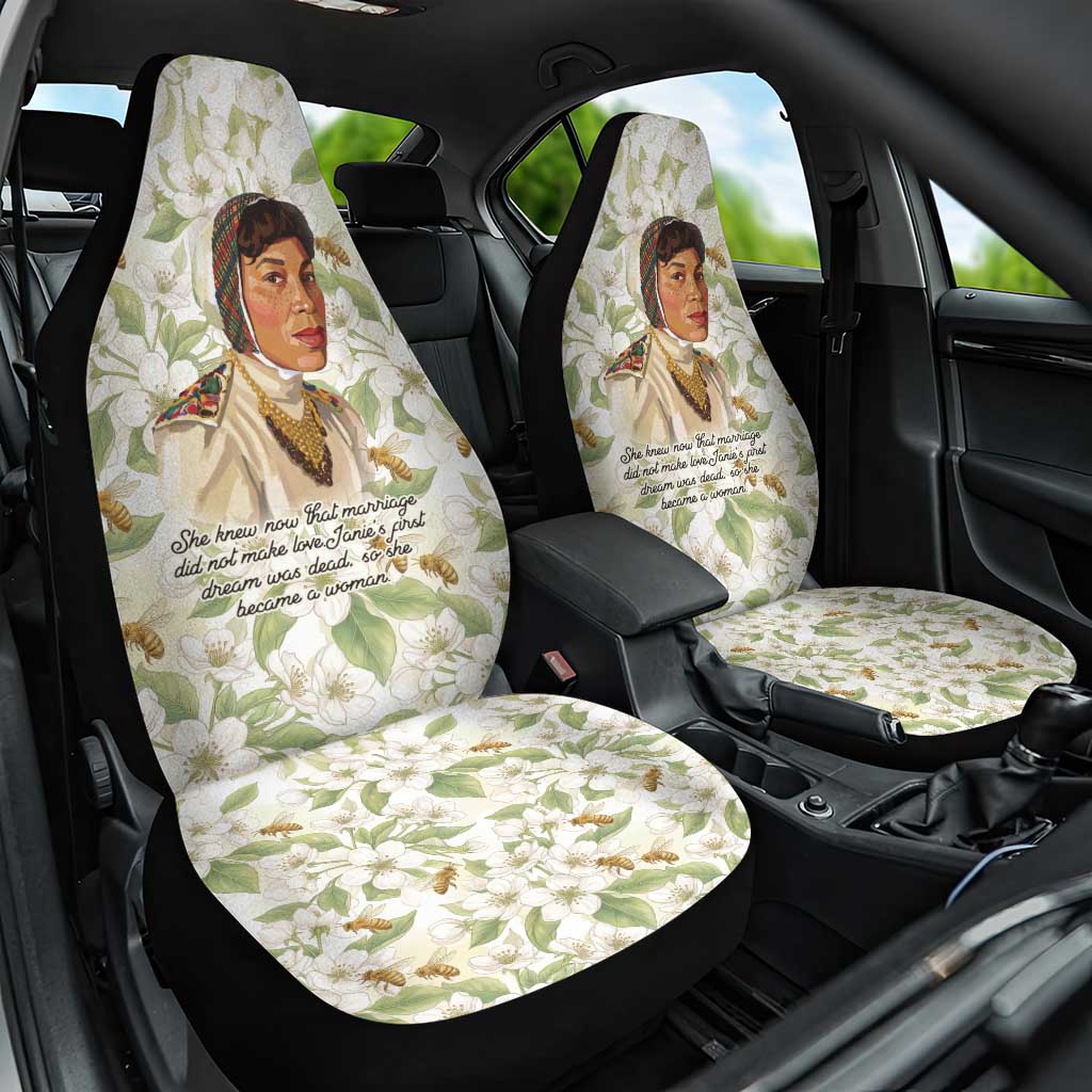 Zora Neale Hurston Car Seat Cover Floral Illustration Featuring Janie’s Dream from Their Eyes Were Watching God - Wonder Print Shop