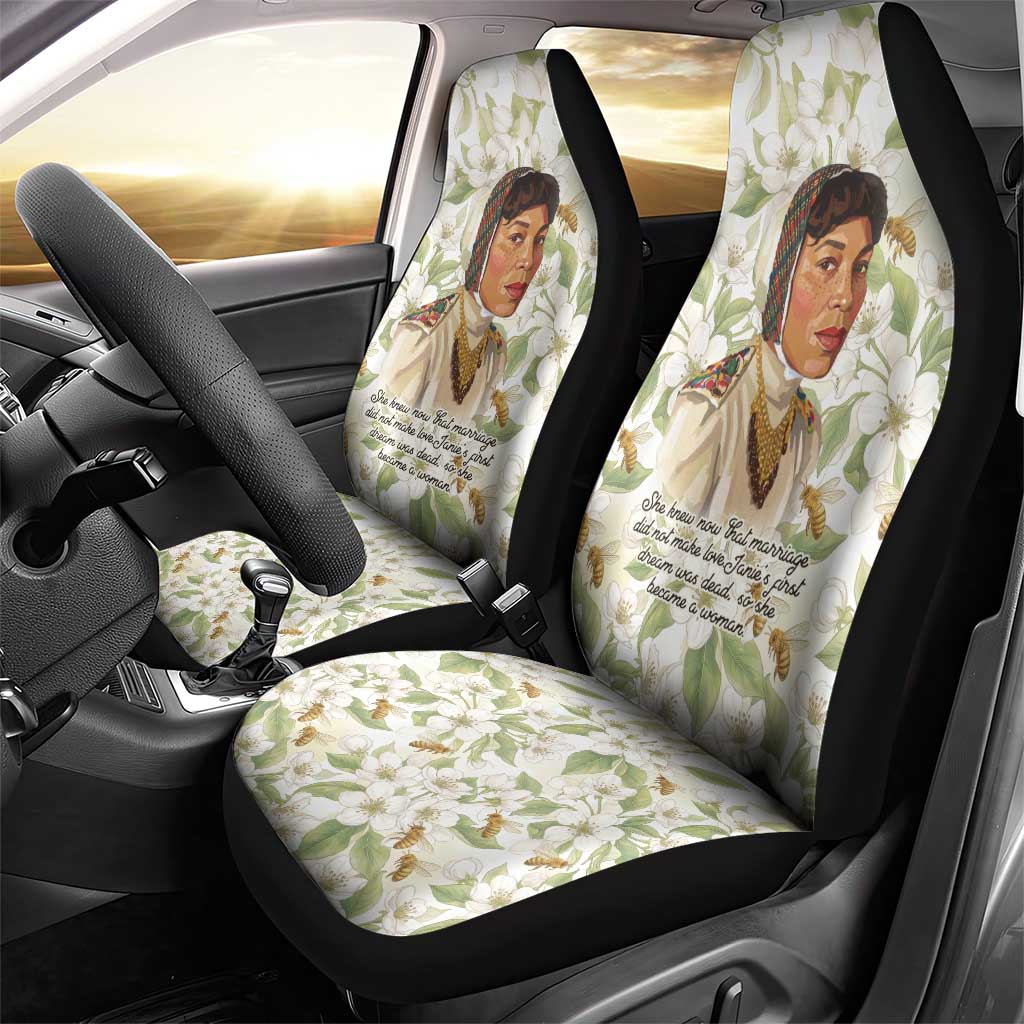 Zora Neale Hurston Car Seat Cover Floral Illustration Featuring Janie’s Dream from Their Eyes Were Watching God - Wonder Print Shop