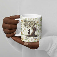 Zora Neale Hurston Ceramic Mug Floral Illustration Featuring Janie’s Dream from Their Eyes Were Watching God - Wonder Print Shop