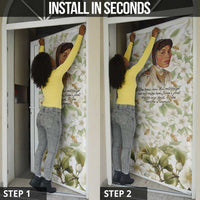 Zora Neale Hurston Door Cover Floral Illustration Featuring Janie’s Dream from Their Eyes Were Watching God - Wonder Print Shop