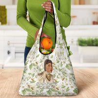 Zora Neale Hurston Grocery Bag Floral Illustration Featuring Janie’s Dream from Their Eyes Were Watching God - Wonder Print Shop