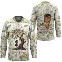 Zora Neale Hurston Hockey Jersey Floral Illustration Featuring Janie’s Dream from Their Eyes Were Watching God - Wonder Print Shop