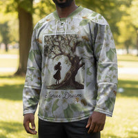 Zora Neale Hurston Hockey Jersey Floral Illustration Featuring Janie’s Dream from Their Eyes Were Watching God - Wonder Print Shop