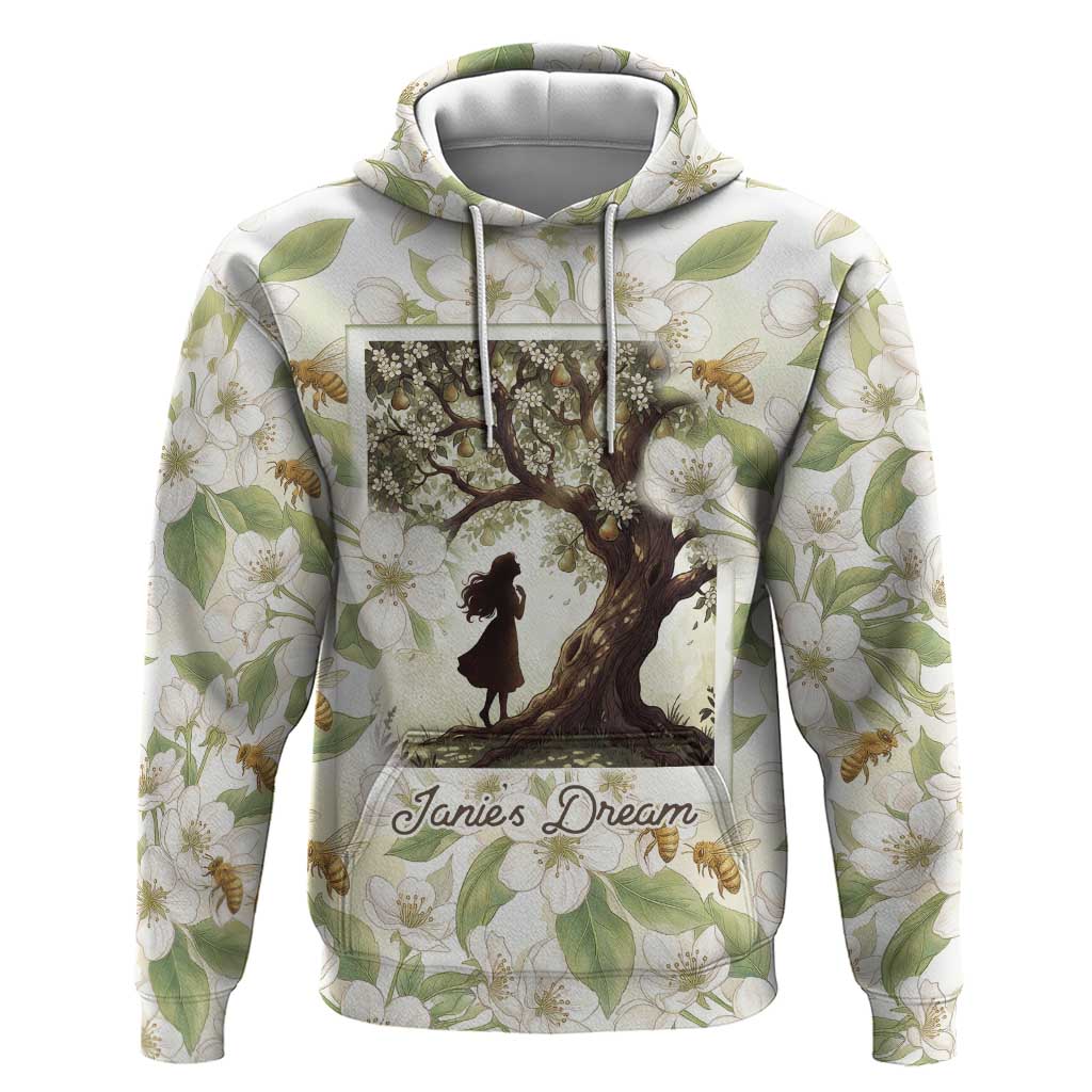 Zora Neale Hurston Hoodie Floral Illustration Featuring Janie’s Dream from Their Eyes Were Watching God - Wonder Print Shop