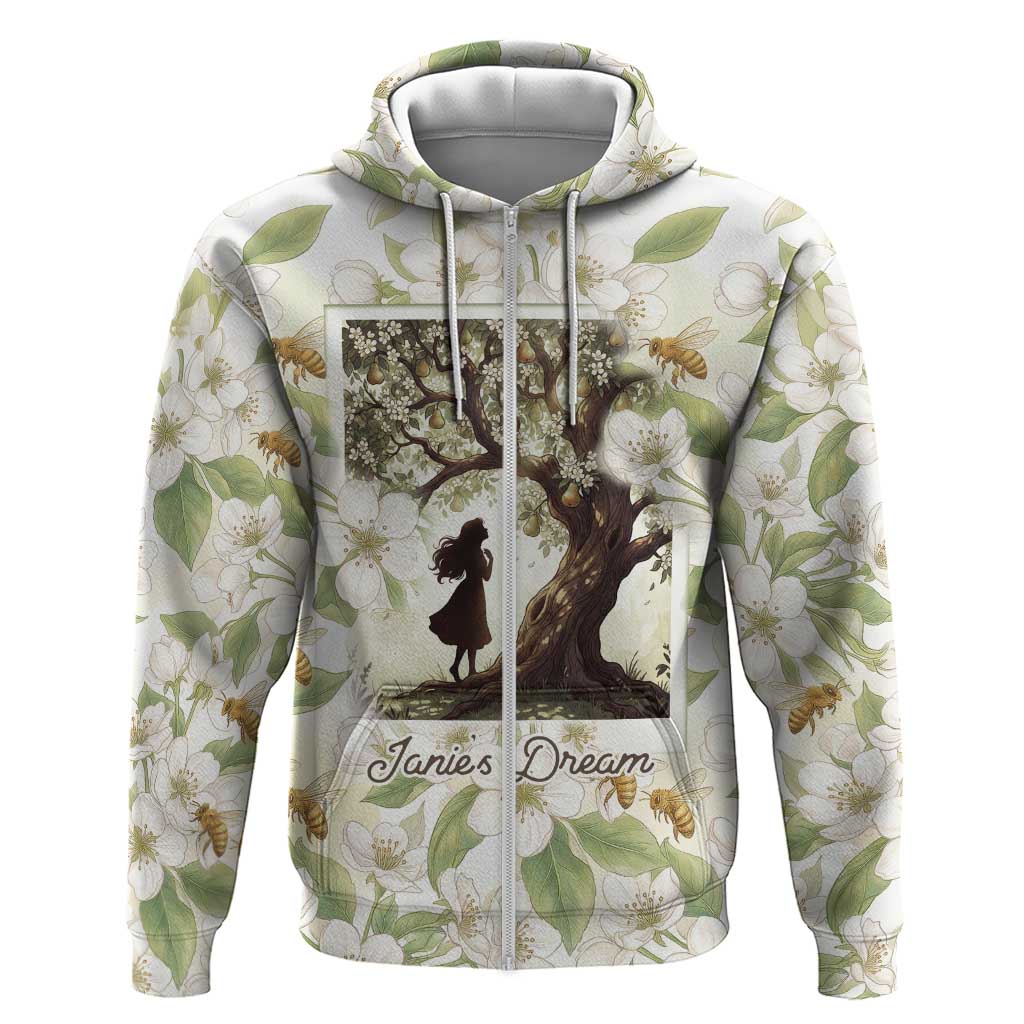 Zora Neale Hurston Hoodie Floral Illustration Featuring Janie’s Dream from Their Eyes Were Watching God - Wonder Print Shop