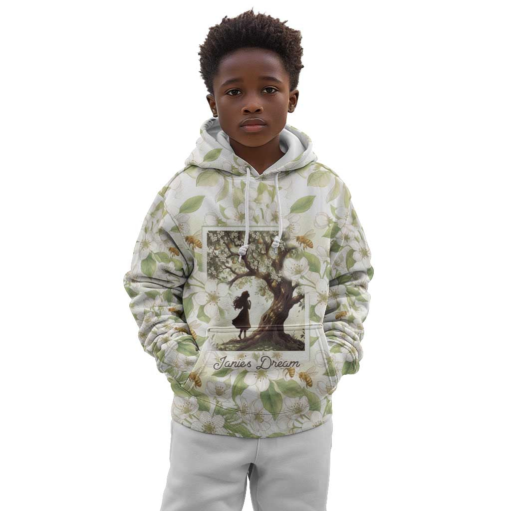 Zora Neale Hurston Kid Hoodie Floral Illustration Featuring Janie’s Dream from Their Eyes Were Watching God - Wonder Print Shop