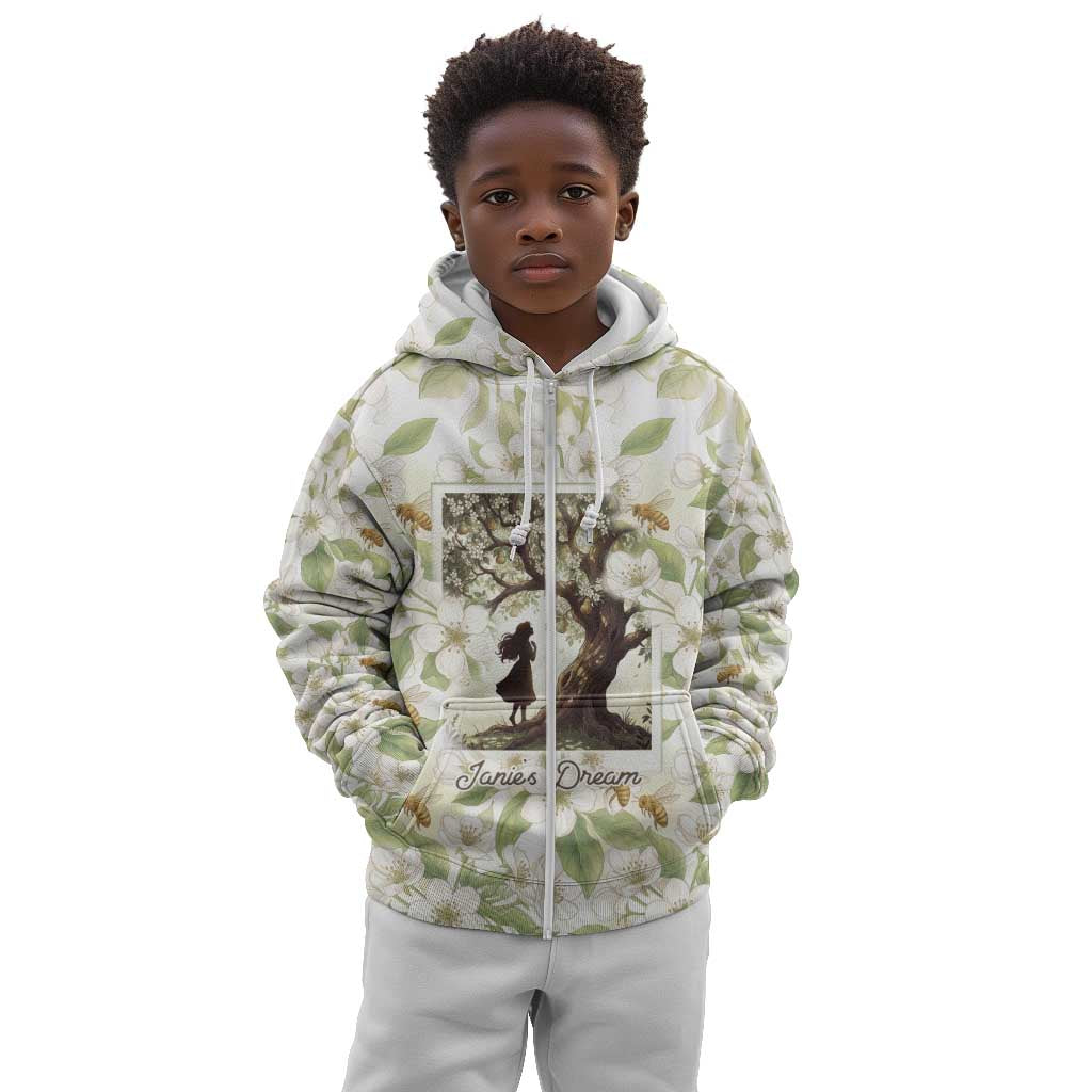 Zora Neale Hurston Kid Hoodie Floral Illustration Featuring Janie’s Dream from Their Eyes Were Watching God - Wonder Print Shop
