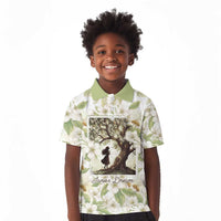 Zora Neale Hurston Kid Polo Shirt Floral Illustration Featuring Janie’s Dream from Their Eyes Were Watching God - Wonder Print Shop