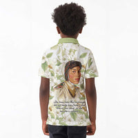 Zora Neale Hurston Kid Polo Shirt Floral Illustration Featuring Janie’s Dream from Their Eyes Were Watching God - Wonder Print Shop