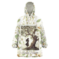 Zora Neale Hurston Kid Wearable Blanket Hoodie Floral Illustration Featuring Janie’s Dream from Their Eyes Were Watching God - Wonder Print Shop