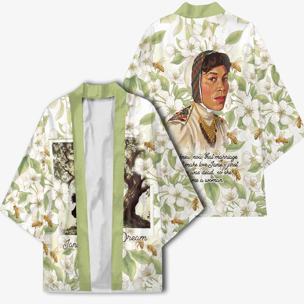 Zora Neale Hurston Kimono Floral Illustration Featuring Janie’s Dream from Their Eyes Were Watching God - Wonder Print Shop