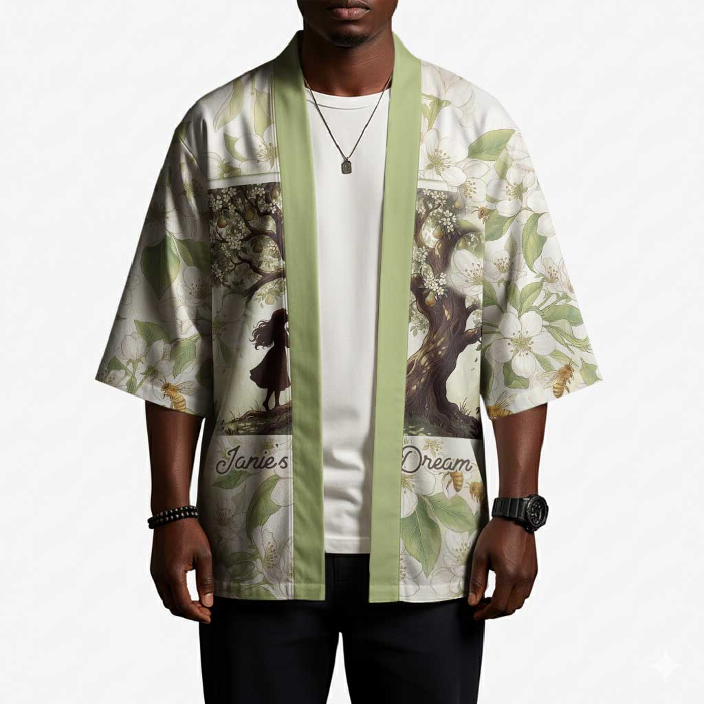 Zora Neale Hurston Kimono Floral Illustration Featuring Janie’s Dream from Their Eyes Were Watching God - Wonder Print Shop