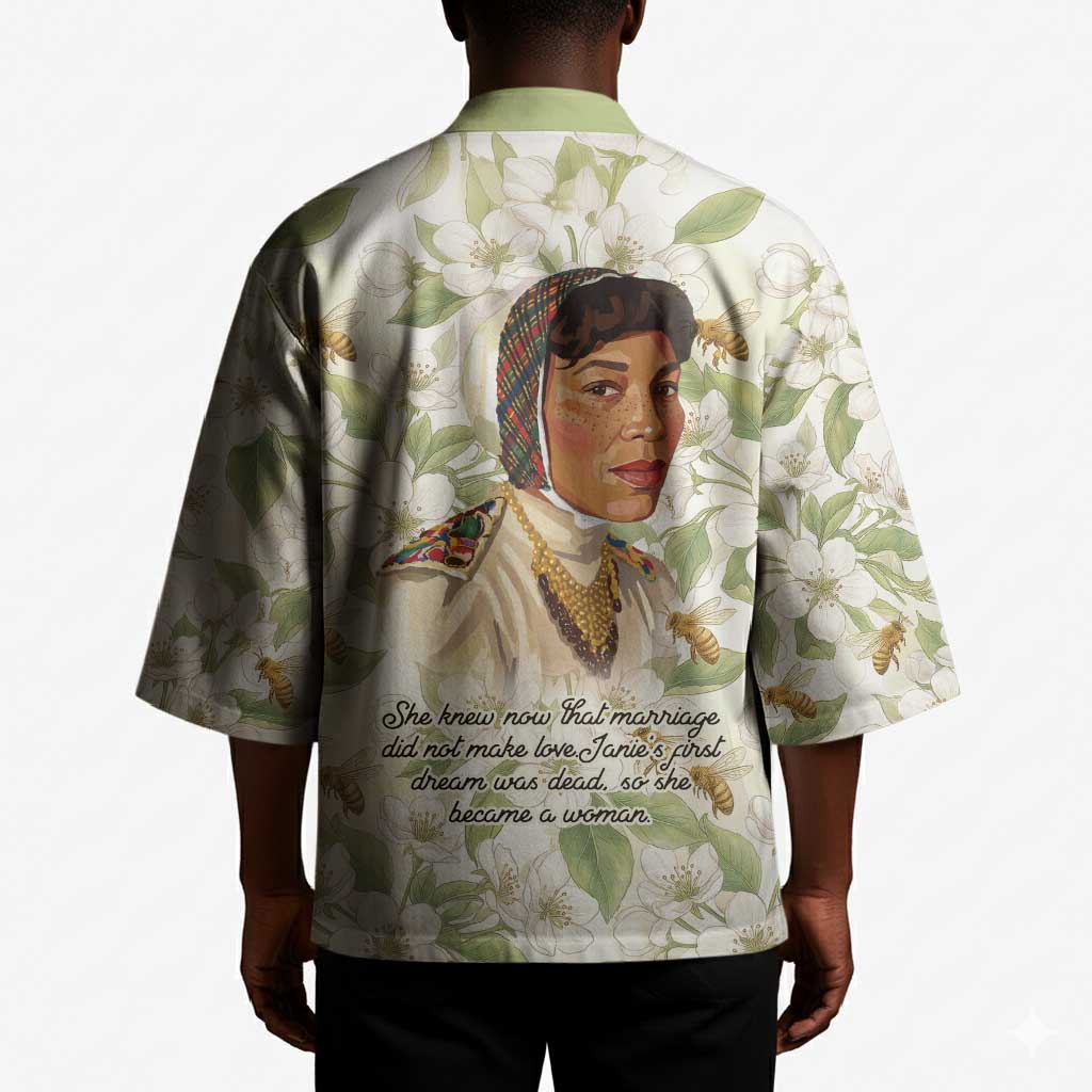 Zora Neale Hurston Kimono Floral Illustration Featuring Janie’s Dream from Their Eyes Were Watching God - Wonder Print Shop