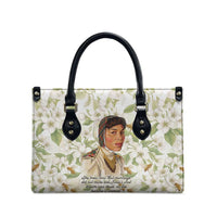 Zora Neale Hurston Leather Bag Floral Illustration Featuring Janie’s Dream from Their Eyes Were Watching God - Wonder Print Shop