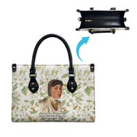 Zora Neale Hurston Leather Bag Floral Illustration Featuring Janie’s Dream from Their Eyes Were Watching God - Wonder Print Shop