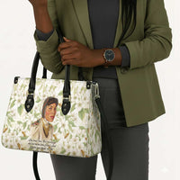 Zora Neale Hurston Leather Bag Floral Illustration Featuring Janie’s Dream from Their Eyes Were Watching God - Wonder Print Shop
