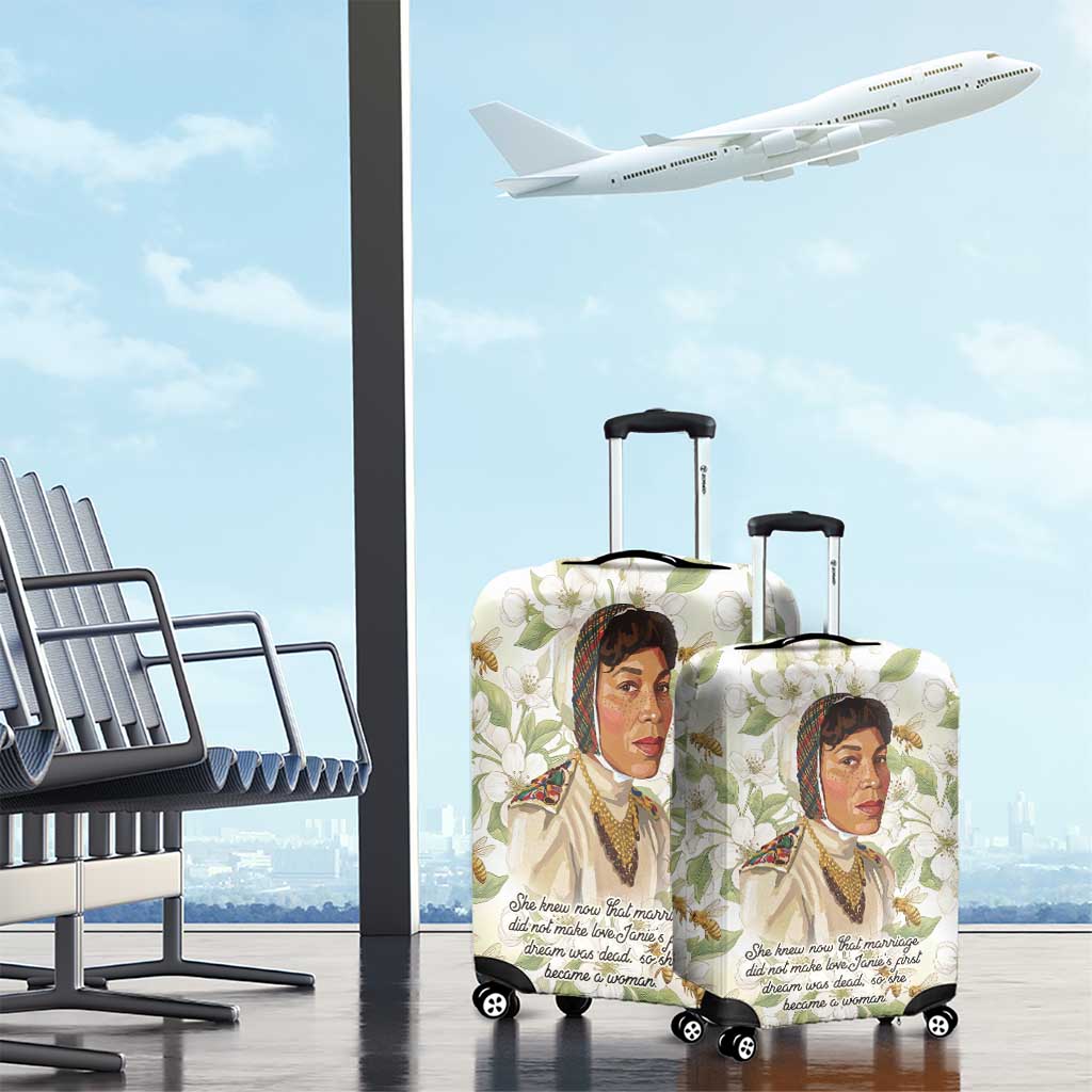 Zora Neale Hurston Luggage Cover Floral Illustration Featuring Janie’s Dream from Their Eyes Were Watching God - Wonder Print Shop