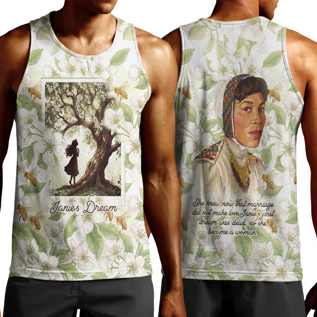 Zora Neale Hurston Men Tank Top Floral Illustration Featuring Janie’s Dream from Their Eyes Were Watching God - Wonder Print Shop