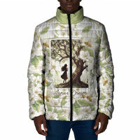 Zora Neale Hurston Padded Jacket Floral Illustration Featuring Janie’s Dream from Their Eyes Were Watching God - Wonder Print Shop