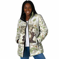 Zora Neale Hurston Padded Jacket Floral Illustration Featuring Janie’s Dream from Their Eyes Were Watching God - Wonder Print Shop